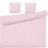 Juna Daisy Bed Set 220x220 cm Pink Red Duvet Cover Pink (220x220cm)