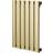 Hudson Reed Colore Brushed Brass 600mm x 452mm Horizontal Single Panel Radiator