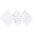 Aden + Anais Pack of 3 Essential Cotton Muslin Washcloth Elephant Circus