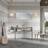 Manhattan Manhattan Light Grey Matt Stone Effect Ceramic Indoor Wall and Floor Tile Pack of 6 600mm x 300mm