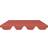 Dakota Fields Replacement Canopy for Garden Swing Terracotta 188/168x110/145 cm - Orange