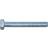 NKT Fasteners Stålsætskrue elforzinket M8 mm, 6 stk 6stk