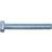 NKT Fasteners ITW H.BOLT, Elforzinket Sætskrue M6 6stk 40x6mm