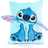 Lilo & Stitch And Big Ears 3D Snuggle Pillow Complete Decoration Pillows Blue (38.1x27.9cm)