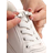 Shein pcs Notie Shoelaces With Buckle White Polyester Unisex Accessories For Shoes White