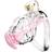 Cellmate Guardian Chastity Cage Clear Size 0