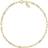Design Letters Armband Chunky Square - 18K Guldplätera