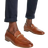 ASOS DESIGN Gyldenbrune loafers med spænder imiteret læder