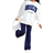 Shein Tween Girls Academy Style Color Blocking Print Crew Neck Long Sleeve Sweatshirt And Ankle Length Pants Pcs Set