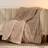 OHS Teddy Marl Blankets Natural (160x130cm)