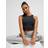 Nike Training Swoosh Crop Tank Top - Black