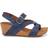 Eurosoft Evelyn Wedge Sandal Women's Blue Sandals Slingback