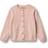 Wheat Kid's Knit Cardigan Barn - Lyserød
