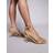River Island Buckle Heeled Sandal - Butter Yellow