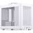 Jonsbo C6 MAX PC-chassi Minichassi Micro-ATX Härdat Glas Vit