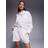 River Island Lace Insert Shorts Co-Ord - White