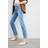 River Island High Rise Ankle Grazer Slim Leg Jeans - Midwash Blue