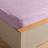 Brentfords Teddy Fleece Fitted Bed Sheet Purple (190x90cm)
