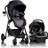 Evenflo Pivot Modular Travel System with LiteMax Infant Car Seat Casual Gray (Travel system)