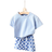 Shein Baby Boy pcsSet Casual Solid Color Short Sleeve TShirt With Plaid Patterned Shorts Summer