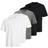 Jack & Jones Pakke Med 5 Oversized T-shirts Hvid/Sort/Grå