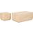 Terning Beige Sofabord 60x100cm 2stk