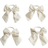 H&M 4-Pack Bow Rings - Beige Napkin Ring 4pcs