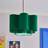 Dunelm Sophie Robinson Wavy Two Tier Shade - Turquoise/Jade Shade ∅ 41cm