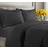 CGK Unlimited Premium Microfiber Set - Full - Light Blue Duvet Cover Black (228.6x203.2cm)