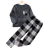 Shein Boys' Color Block Checked Plush Long Sleeve Top And Pants Pajama Set With Pockets For Autumn And Winter