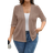 Shein Plus Fall Women Clothes Leopard Print Sleeve Everyday Casual Bomber Jacket Back To School Clothes For Autumn Winter