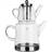 Karaca Dora Glass Set 1500 ml Borosilicate Glass Teapot 2.25L