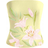 Shein Womens Summer Floral Print Cropped Tube Top
