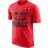 Nike Chicago Bulls Courtside Men's NBA T-Shirt Red Cotton