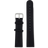 Triwa NFC Sewn Italian 20mm Watch Strap - Black/Silver
