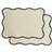 H&M 2-Pack Med Uddkant 45x33 Bordstablett Svart, Beige (45x33cm)