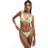 New Look Women's Floral Print Tie Side Bikini Bottoms - Yellow