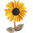 Shein pc Elegant Sunflower Brooch Fashionable Lapel Pin For Womens Blazer Sweater Decoration