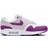 Nike Air Max 1 '87 Textile Shoes - White/Neutral Grey/Black/Bold Berry