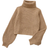 Shein Tween Girl Turtleneck Lantern Sleeve Sweater