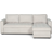 Nimara Sinus Beige Vendbar Med Chaiselong Og Opbevaring Sofa 228cm