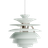 Louis Poulsen PH Snowball Dusty Green / Chrome Plated Pendelleuchte ∅ 40cm