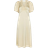 Neo Noir Illana Heavy Sateen Dress Klänningar Dam - Light Yellow