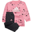 adidas Performance Sweatset BLUV Q3 CSET Rosa/Svart år 104 Performance Sweatset