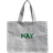 Hay Indkøbstaske Candy Mono Bag - Grå