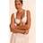 PrettyLittleThing Cream Ruched Underwired Bikini Top - White
