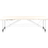 Activeshop ALUMINIUM COMFORT MASSAGE TABLE ACTIV FIZJO 2 SEGMENT CREAM