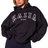 Public Desire Kaiia Sport Logo Oversized Hoodie Black
