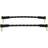 Fender 099-0820-087 Deluxe Series instrumentkablar 2-pack, vinkel/vinkel, 6 ", tweed 0.2m