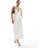 Hollister Strapless Linen Jumpsuit With Contrast Trims - White